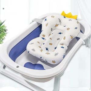 Baby Bath Seat Support Mat pliable baby bain tampon coussin de baignoire née