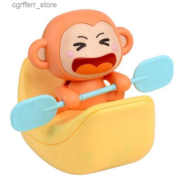 Baby Bath Toys 2023 Hot-Childrens Water Toys Boys and Girls Baby Electric Monkey Kayak Bathroom Baby Bath Toys L48