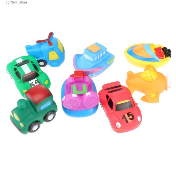 Baby Bath Toys 8 Véhicule Bathing Toys Water Floating Aircraft Car Train Mode