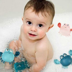 Baby Bath Toys Baby Bath Toys Animal Carton Toroise Crab Classic Classic Baby Waft Tout Infant Nage Chain de natation Corloge de baignade pour Kid 2021