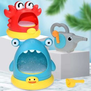 Baby Bath Toys Baby Bath Toys Bubble Machine Crabe Shark Kids Toy Bathtub Piscine Bubble Boule Maker Enfants Bathroom Games Water Play Toys