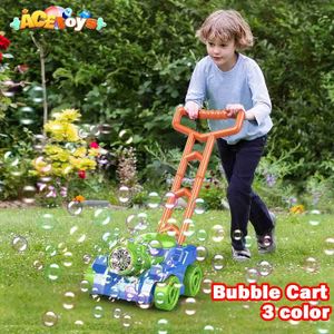 Baby Bath Toys Bubble Cart Gun Rocket Hand Tank Trous Soap Bubbles Machine Automatic Blower Toy Kids Pomperos Childrens Retour à l'école L48
