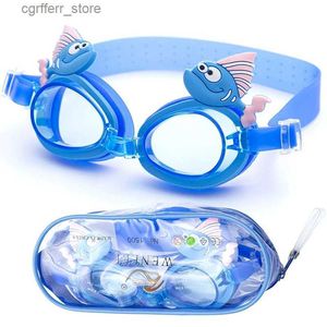 Baby Bath Toys Goggles para niños Implaz de agua y anti-fog HD Gases de natación niña Big Goggles Goggles Goggles L48