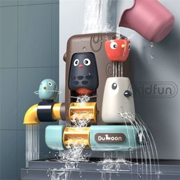 Bébé Jouets De Bain pour Enfants Douche Éléphant Oiseau Pulvérisation D'eau Jouet Pour Piscine Enfants 1 2 3 Ans 210712