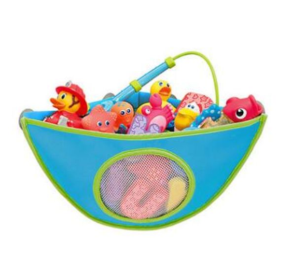 Jouets de bain pour bébé Sac de rangement suspendu Organisateur Enfants Douche Baignoire Jouet Suspendu Salle de bain Bac de rangement Porte-panier Sacs triangulaires imperméables B7049