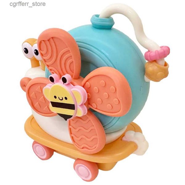 Baby Bath Toys Infant High Chaid Toy with Assist Tup Baby Montessori Sensory Toy Bath Wind Moulin Snail Repas Joyful Meal Table Shake Joyful Toys L48