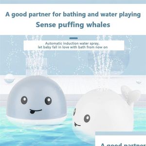 Baby Bath Toys enfants mignon dessin animé baleine flottante pulvérisation d'eau beffigu