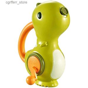 Baby Bath Toys Manual Spray Water Baby Dinosaur Baby Bath Toys Wind Up Swim jouer jouet pendant plus de 18 mois pour enfants L48