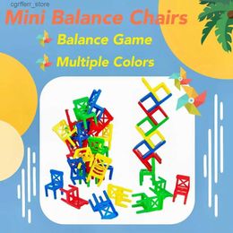 Baby Bath Toys New Mini Chair Balance Blocs Toy Plastic Assembly Blocs Empile Chairs