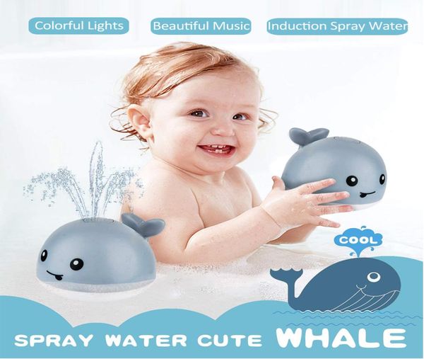 Jouets de bain pour bébé, douche à eau pulvérisée, piscine, jouets de bain pour enfants, boule de bain électrique avec musique légère, jouets lumineux LED, cadeau 2094514