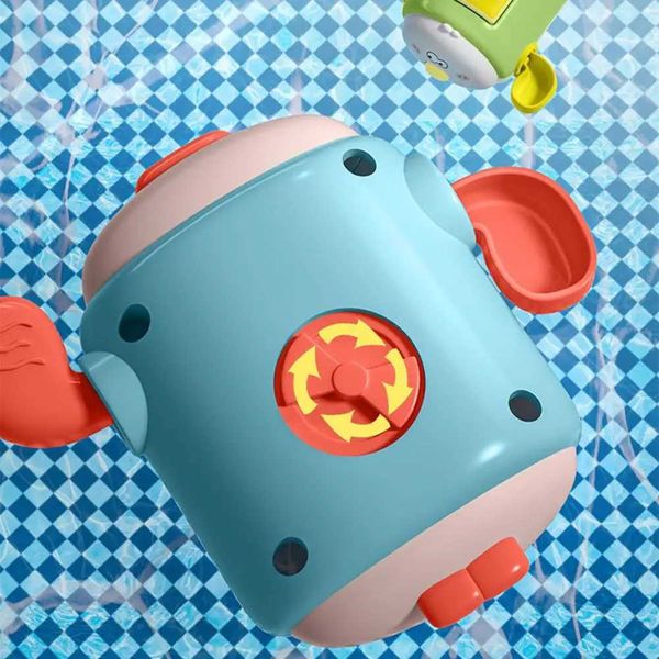 Baby Bath Toys Pool Pool Touet Eau natation nage bébé jouet flottant de vents flottants pour bébé baignoire pas de batterie mignon dessin animé canard / porc horloge pour piscine