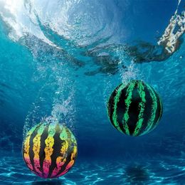 Babybadjespeelgoed Watermeloenbal Onderwaterzwembadballonnen Zwembadbal voor onder water passeren Dribbelen Duiken en zwembadspellen 231024