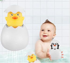 Jouet de bain pour bébé, canard mignon, pingouin, œuf, arroseur d'eau, salle de bain, douche, jouets d'eau de natation, cadeau pour enfants