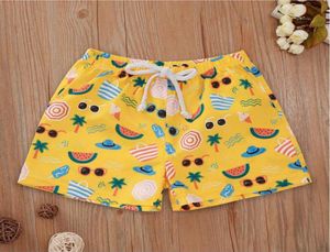 Baby Strand Zomer Zee Glas Boom Watermeloen Print Zwembroek Meisje Jongen Casual Board Shorts Kinderen Zwemkleding Badmode 2186287