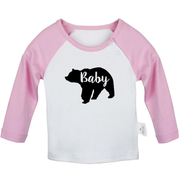 Baby Bear Mama Papa Bear Hermano Hermano Bear Camisetas de bebé recién nacido