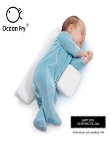 Cuidado de ropa de cama para bebés Almohada para recién nacidos Soporte de espuma con memoria ajustable Posicionador para dormir infantil Prevenir la forma de la cabeza plana Almohada antivuelco L5216721