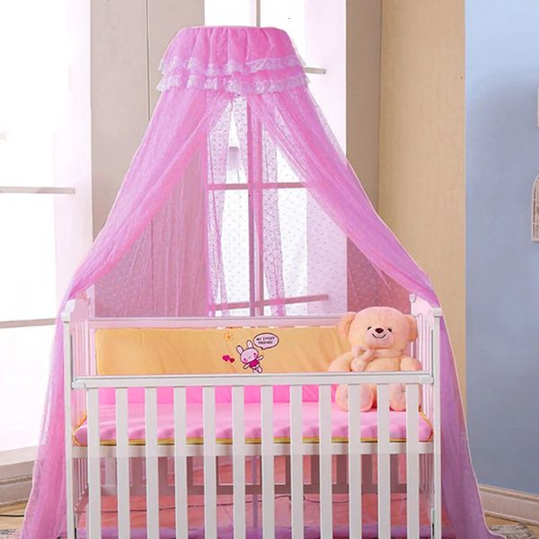 Bébé chambre rideaux moustiquaires moustiquaire pour berceau né nourrissons lit à baldaquin tente Portable Babi enfants literie chambre décor filet 240311