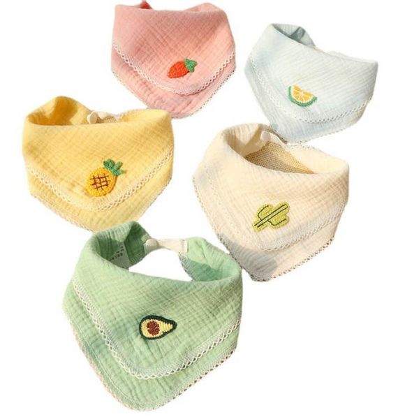 Bavoirs bébé nouveau-né rots chiffons filles garçons accessoires été enfants serviette infantile écharpe triangulaire enfants alimentation vêtements B71056975684