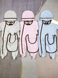 Bébé Body Garçons Fille Barboteuses Enfants À Manches Longues Coton Combinaisons Infantile Filles Lettre Coton Barboteuse Garçon Vêtements