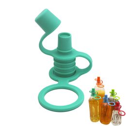 Babyfles Top Uitloop BPA-vrij Siliconen Waterfles Dop No-Spill Fles Sippy Deksel Vervanging voor Peuters Kinderen Beschermt de mond van kinderen