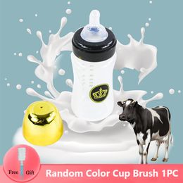 Baby Flessen # 3 kleur schattige cartoon Zuigfles geboren Melk Fles AntiChoke Ontwerp BPA Gratis 240 ml 8 oz 230608