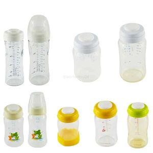 Baby Bottles# Biberon pour bébé lait maternel rafraîchissant disque d'étanchéité couvercle large calibre bouteille de lait stockage Silicone disque d'étanchéité bouteille PartsL20310/7