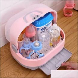 Bouteilles de bébé # bouteille de séchage de séchage 3 couleurs bouteilles d'alimentation nettoyage de rangement de rangement étagère de mamelon de mamelle de crasse 21c3 gouttes