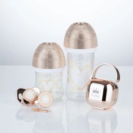 Babyflessen # Miyocar Rose Gold Luxe op maat gemaakte babyfopspenen en babyflesset met naam voor jongen en meisje 0-6 maanden babyshower 231113