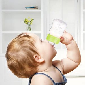 Baby Bottles# Natural Mini Nursing Bottle Standard Caliber For born Baby Drinking Water Feeding Milk Fruit Juice 231214