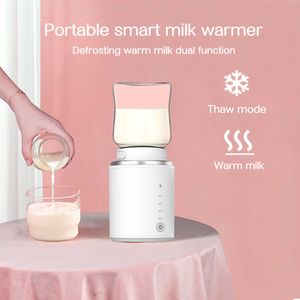 Babyflessen # Draagbare melkflessenwarmer Draadloze verwarming Ontdooien Verwarming Dual Modes 4 niveaus Temperatuur Ingebouwde batterij 230728