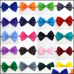 Baby Bows Kids Neck Tie Boys Lazos Niños Bowties Accesorios Bowtie 20styles RRA2252 Drop Entrega 2021 Maternidad de bebé Ikwwn