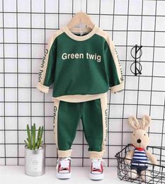 Baby Boy Clothes Enfants Suit à manches longues Girl Round Collar 2 Pieds Définit les enfants Sweater Sports Sports Casual Sportswear 2108043660825