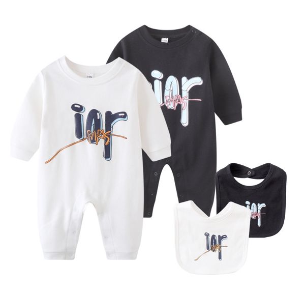 Vêtements pour bébés garçons, barboteuse à manches longues, combinaisons en coton pour bébés, vêtements pour enfants