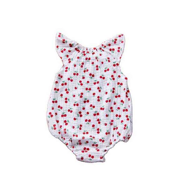 Ropa baby boy infantil infante sin mangas lindos montones de impresión trajes de verano recién nacidos lino algodón baby baby bifers g220521