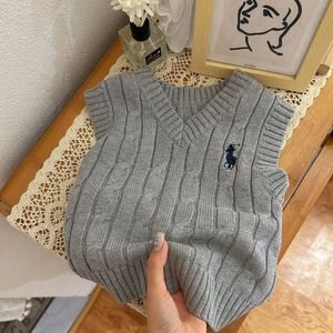 Gilet tricoté sans manches pour bébé garçon et fille, vêtements d'école pour bébé de 2 à 7 ans, printemps-automne