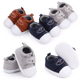 Baby Boy Shoes First Walkers Crib Soft Sole Shoes Sneakers Sports First Walker pour 0-18 mois