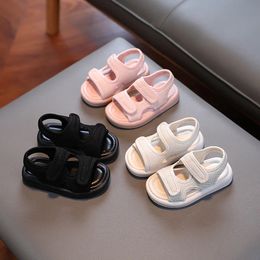 Baby boy schoenen zomer mode sport schoenen kinderen strand sandalen eerste wandelaars peuter meisje sandalen 240412