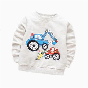 Baby boy t -shirt katoen casual tops met lange mouwen geboren shirt lente herfst t shirt eerste verjaardag kleding 240409