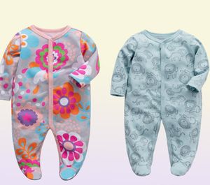 Baby jongens kleding pasgeboren slaper baby jumpsuit lange mouw 3 6 9 12 maanden katoenen pyjama pasgeboren baby meisjes kleding292T5996371