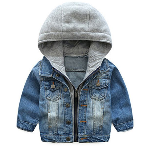 Bébé Garçons Denim Veste Automne Hiver Manteau Enfants Survêtement Manteaux Vêtements Enfants 210515