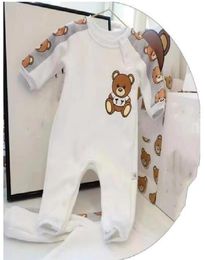 Baby Boys Girl Rompers Long Sleeve Infant Clothing Jumpsuit Letter Patroon Print Toddler onesies Outfit Kleding KIDS3555831