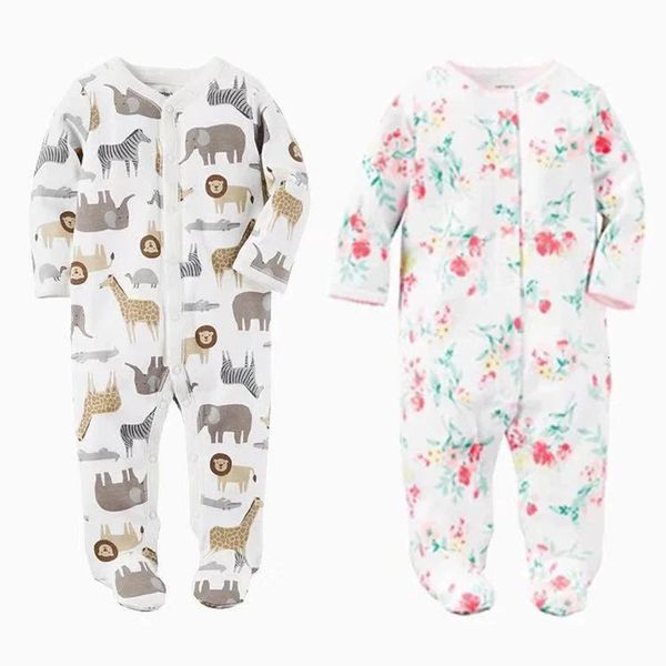 Bebé niños niñas manta durmientes nacidos bebés ropa de dormir infantil manga larga 0 3 6 9 12 meses pijamas 231220