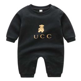 Bébé garçons filles nouveau-né vêtements dessin animé 100% coton à manches longues combinaisons infantile barboteuses décontracté bébé vêtements ensembles