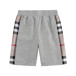 Pantalones cortos para bebés, niños y niñas, pantalones a cuadros para niños, pantalones deportivos informales elásticos de verano para niños, pantalones de algodón para niños, ropa de 2 a 8 años