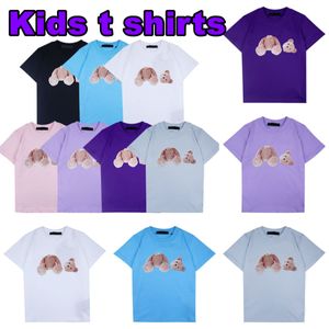 Designer Baby jongens palmen kleding kinderen peuter t-shirts Katoen engelen meisjes kind Eenvoudig t-shirt met korte mouwen kinderen ontwerpers Veelkleurige tees E9s9#