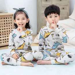 Baby Boys Pamas Suit Girls Sleeping Sleep Sleits Kids T-shirts Pantal