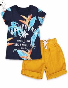 T-shirt d'été en coton pour bébés garçons, ensemble de sport avec lettres imprimées, costume pour enfants, coût d'usine, bon marché, Whole5324666