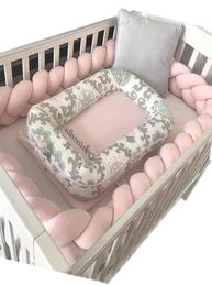Baby Bumper Bed Breded Breed Bamers For Boys Girls Brefant Crib Protector Cot Tour de pare-chocs Lit Bebe Tresse Room Decor Q08281137161