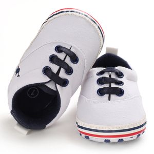 Baby canvas klassieke sneakers pasgeboren print sport baby jongens meisjes eerste wandelaars schoenen baby peuter anti-slip babyschoenen