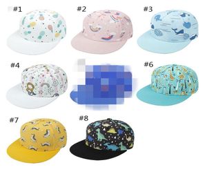 Baby Cartoon Cartoon Snapback Ball Caps Summer Hip Hop Sun Visor Fashion Outdoor Pony Pony Animal Animal Print Boy Girl Baseball Hat1196524